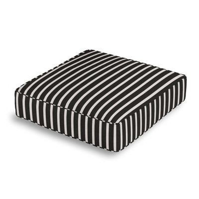 Striped Sunbrella® Outdoor Reversible Throw Pillow