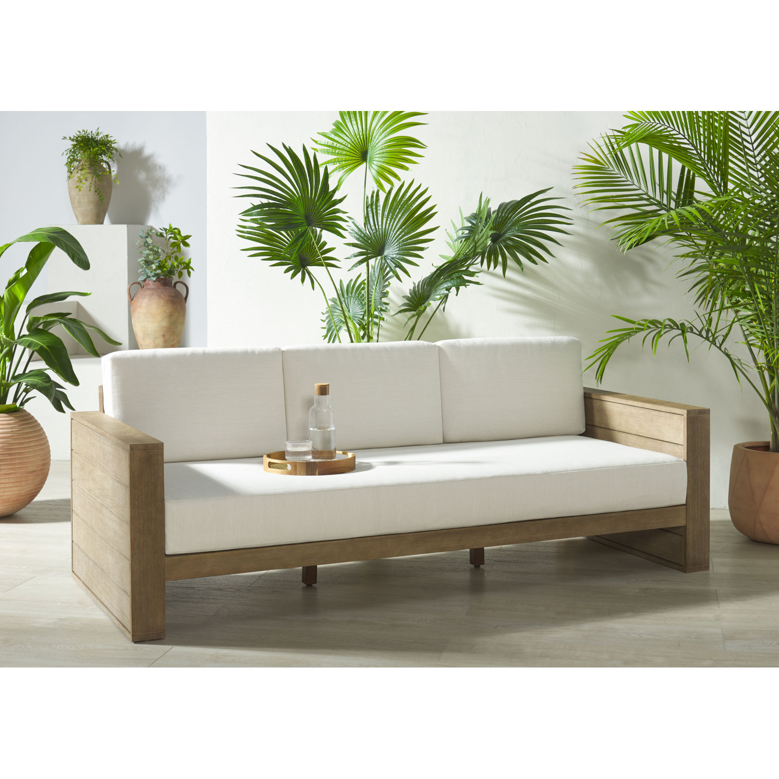 Westport 80" Eucalyptus Patio Sofa