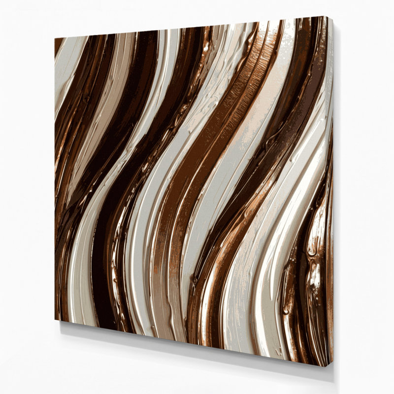 Art mural sur toile DiagonalStripes, H 32 po x l 32 po