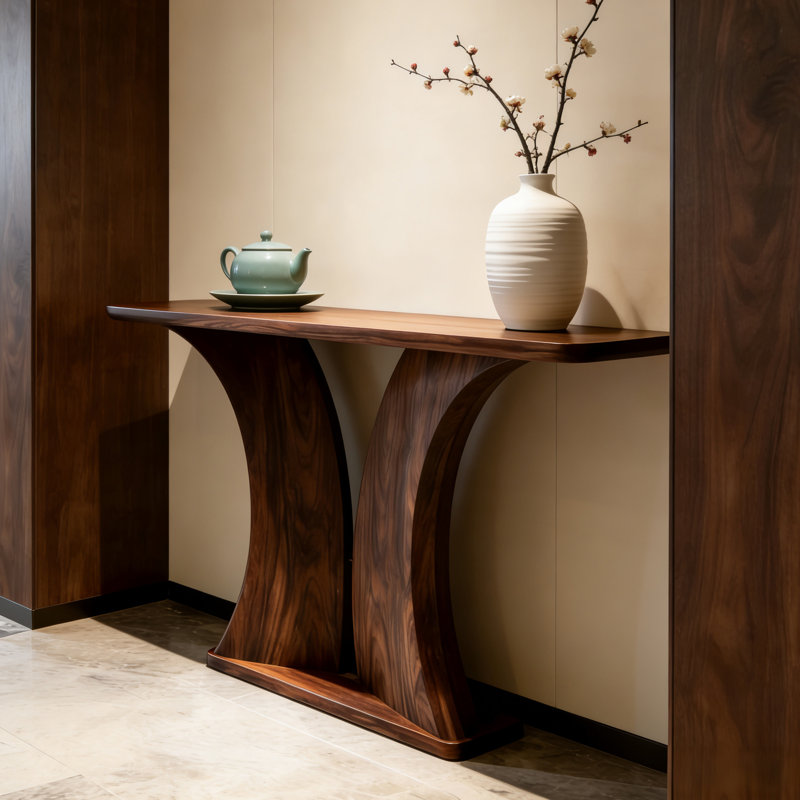 Chinese style light luxury creative console table