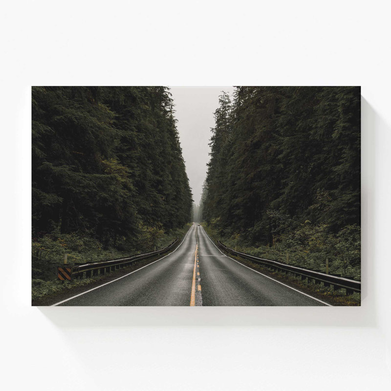 Forest Road, Large Canvas Print, 48" H x 72" W
