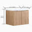 Armoire de salle de bain avec lavabo, portes à fermeture en douceur, fixation flottante, 24 po pour petite salle de bain, 24X18-00624 IMO (KD-Packing)