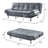Peniel 72.6'' Faux Leather Sleeper Sofa-859789405