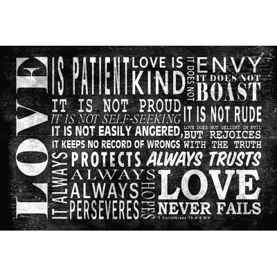 Love Love - impression sur toile tendue