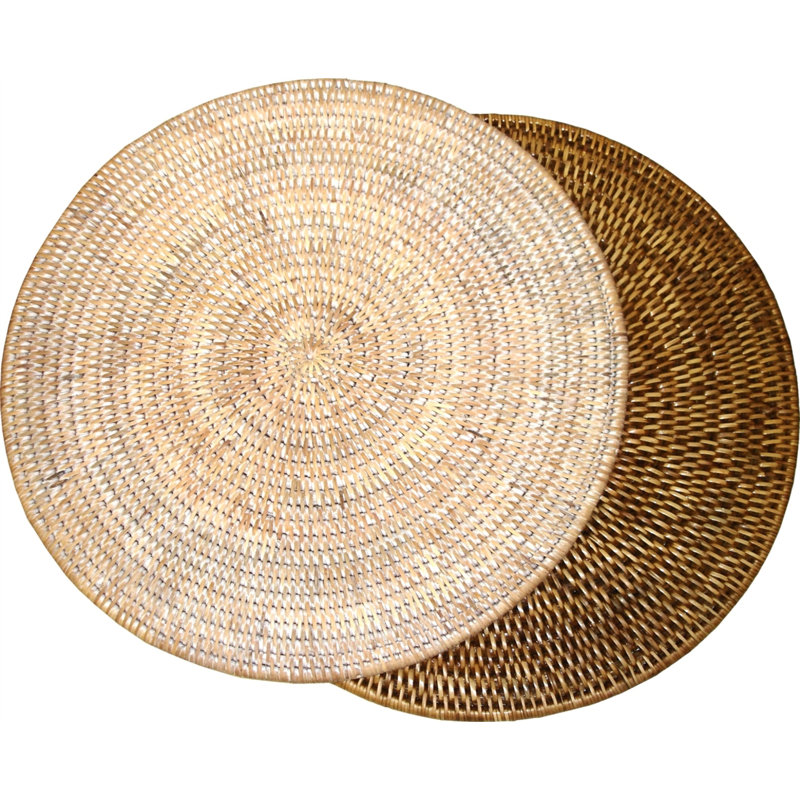 Napperon rond, Brun antique