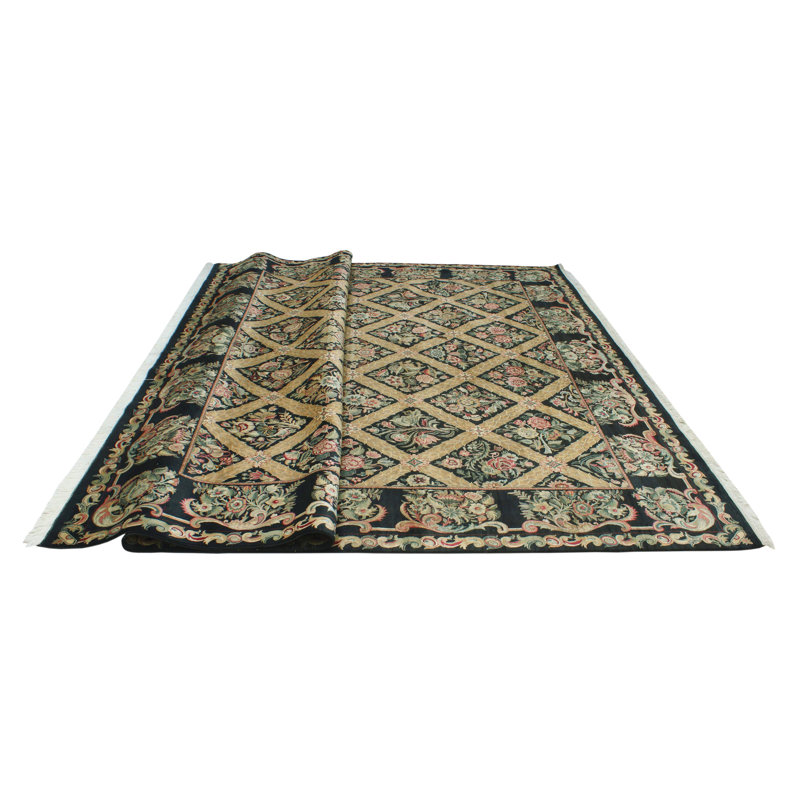 Tapis noir Pak-Persian Doreen