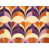 Orange / mauve géométrique