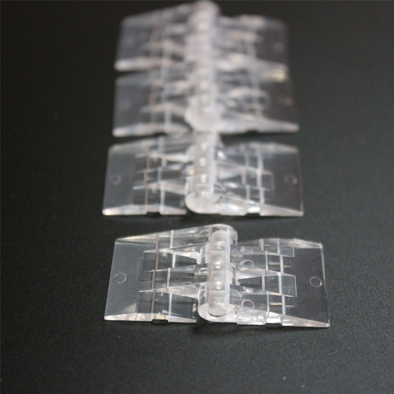 Small Miniature Micro Hinges, 39mm x 16mm, Acrylic Perspex Transparent, Clear