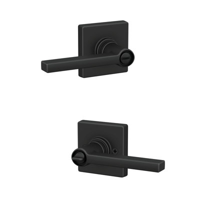 J Series Solstice Lever Bed and Bath Lock with Collins Trim