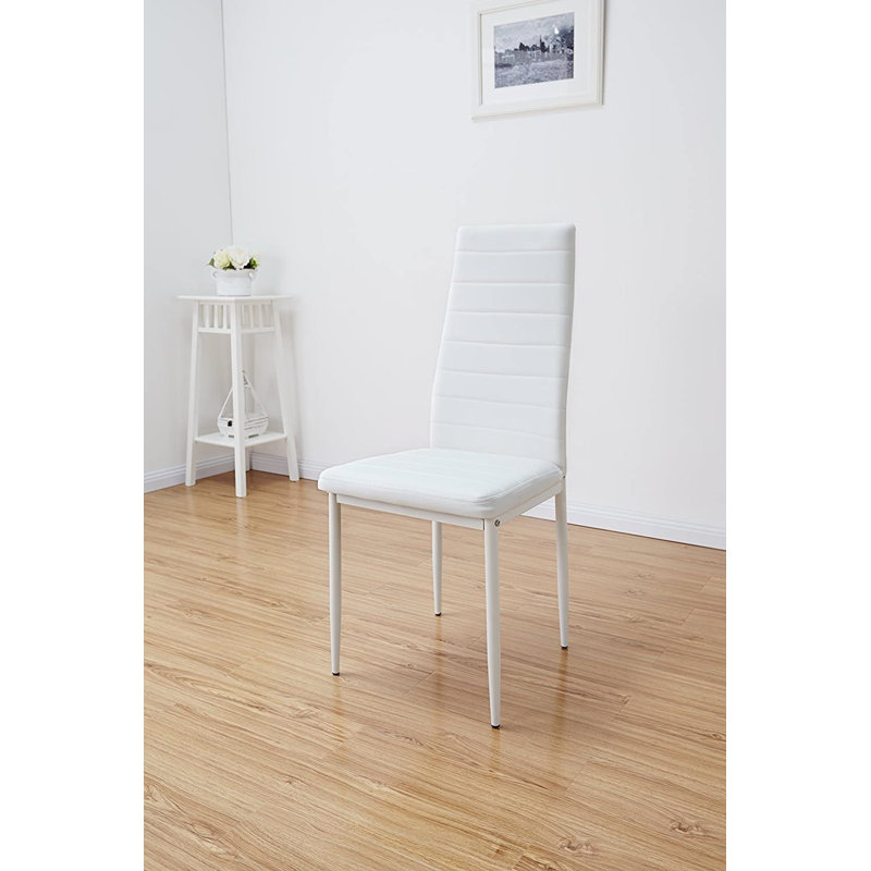 Althia Upholstered Dining Chair, White