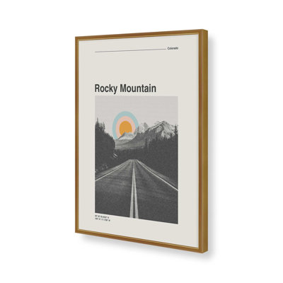 «Rocky Mountain Travel» par Garima Dhawan, reproduction d'art