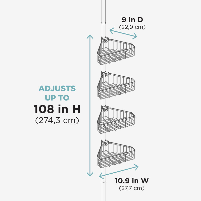 Mylene Tension Shower Caddy