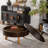 31.5" Retro Round Coffee Table With Storage Space(Only Table)-1708281975-1708281973-1708281970
