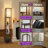 Jarold 63.7" Column Dimmable Floor Lamp with Shelves & Remote Control & USB Charging Station-1620694949