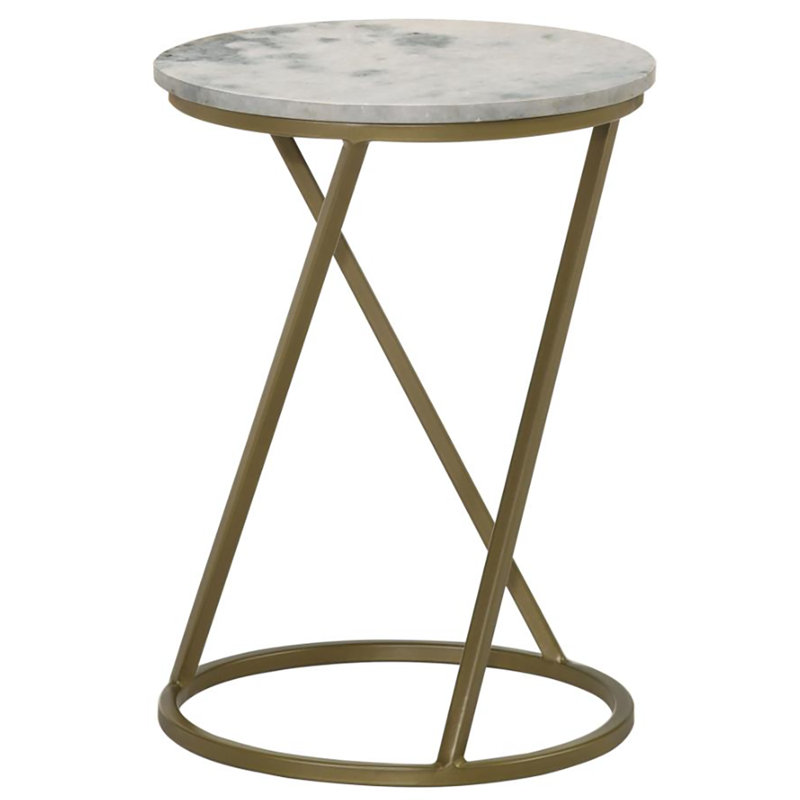 Table de bout en marbre Agetina