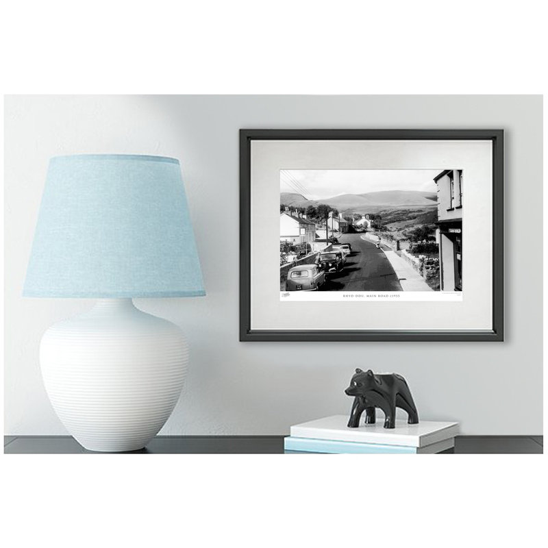 Rhyd-Ddu, Main Road C1955 by Francis Frith - Single Picture Frame Print, 28cm H x 36cm W x 2.3cm D