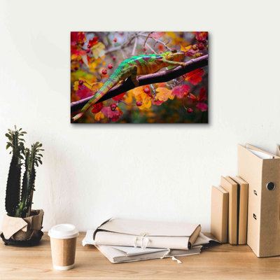 «Chameleons» par Ata Alishahi, estampe numérique sur toile