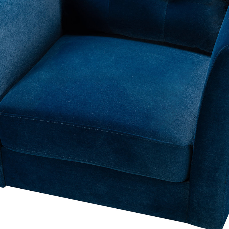 Fauteuil Omotara, Velours marine