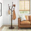 Ameeta 8-Hook Solid Wood Coat Rack-510338983