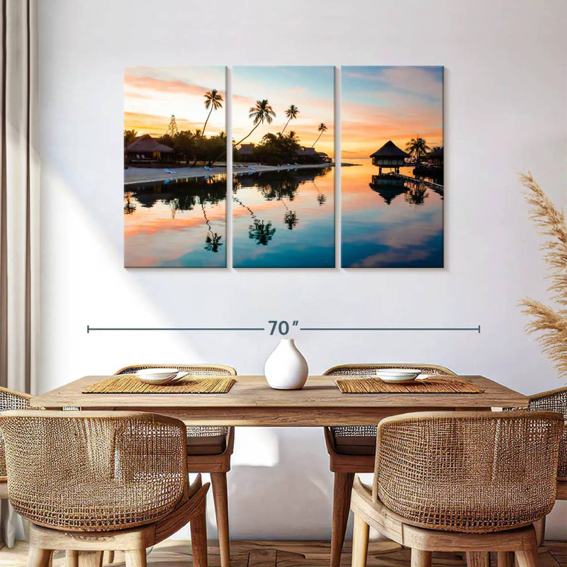 Kavia Palm Beach Reflection, 36" H x 57" W