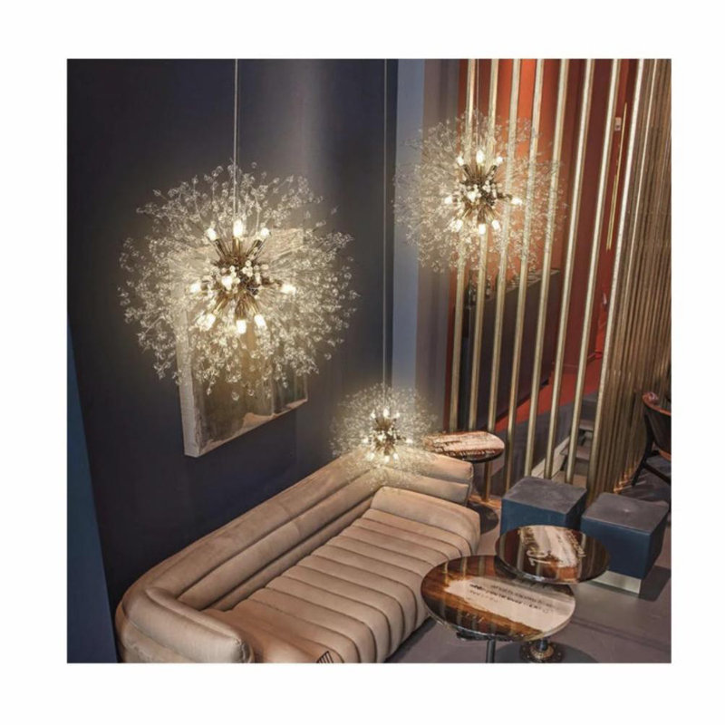 Lustre suspendu 12 lumières 22 "22"