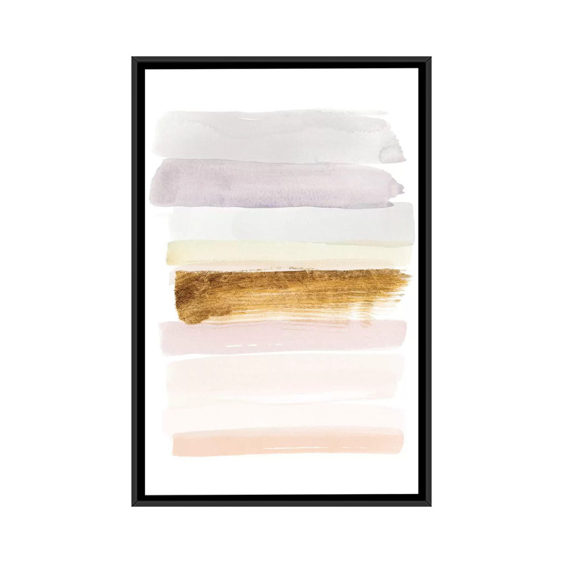 Pastel Sweep I by Grace Popp - Gallery-Wrapped Canvas Giclée, 26" H x 18" W x 1.5" D, Black Framed Canvas, No Mat