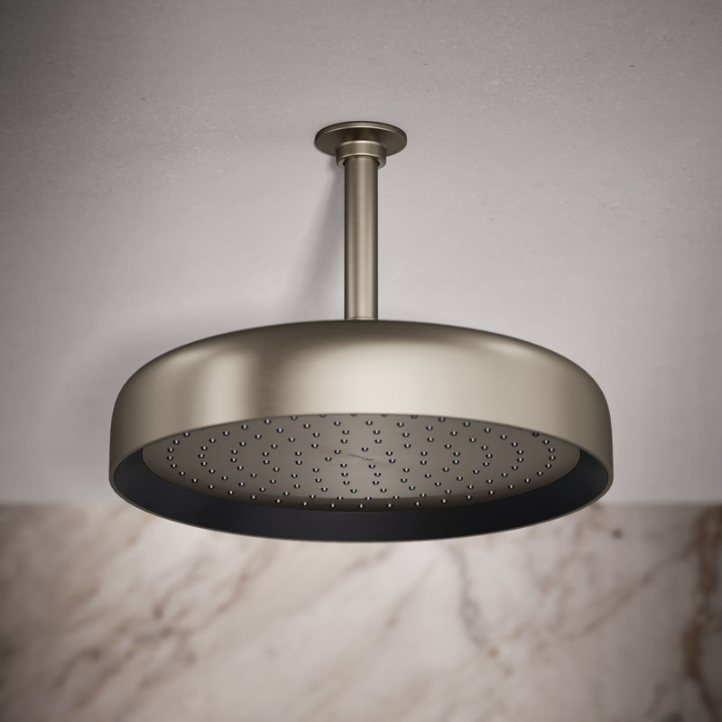 Statement™ 1.75 GPM Round 12 in. Rainhead with Katalyst Air-Induction Technology, Vibrant Brushed Nickel