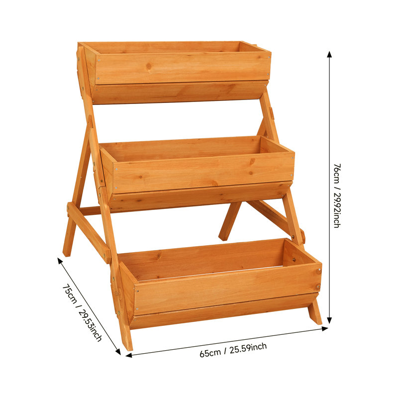 Wood Planter Box, Natural