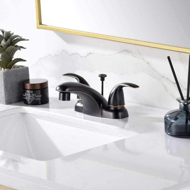 Nita Vantage Collection Two-handle 4" Centerset Lavatory Faucet, Oil Rubbed Bronze