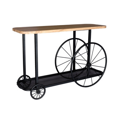 Jemma 120cm Solid Wood Top Console Table