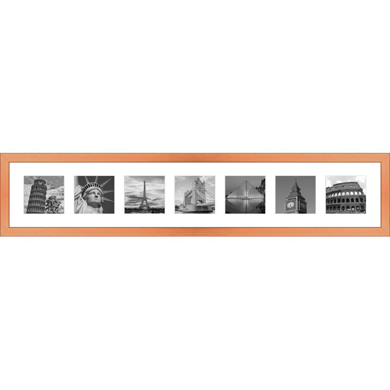 Laqwanda Wood Picture Frame with Mat, Copper