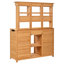 Haute table de jardin avec huche 65,7 po-134457756
