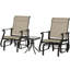 Ensemble de chaises, ensemble de chaises coulissantes extérieures compactes durables pour le patio, l'heure du thé au bistro, pour les familles-658479779
