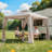 Sunjoy Soft Top Gazebo, Outdoor Patio Backyard Modern 2-Tier Steel Frame Gazebo with Mesh Netting-112511836-114723074