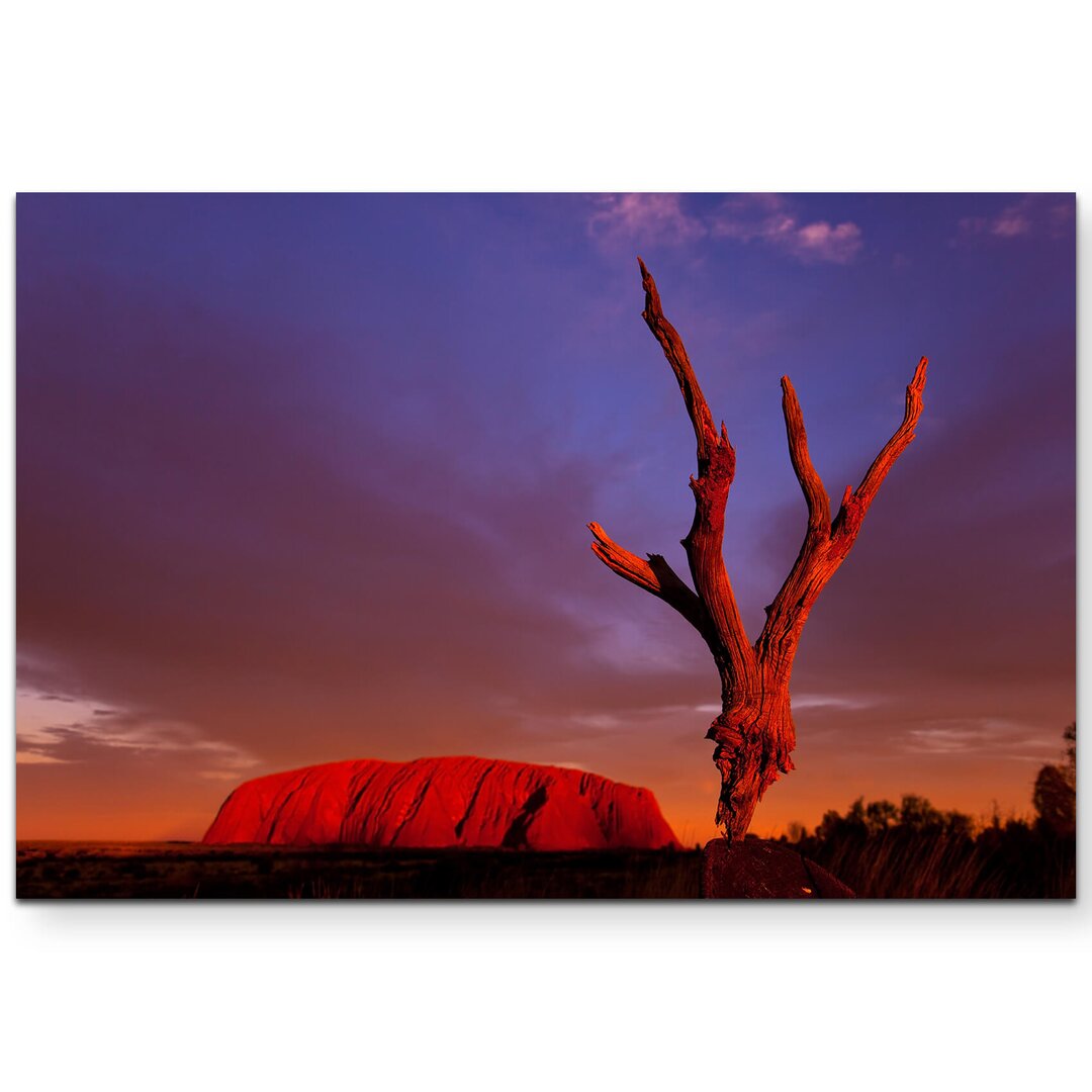 Leinwandbild "Fotografie Uluru - Ayes Rock"