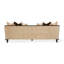Malibu Crest 99'' Chenille Recessed Arm Sofa