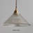 Ribber Glass Pendant Lamp