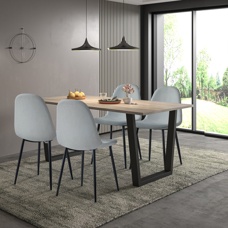 Antigua 4 - Person Dining Set, White