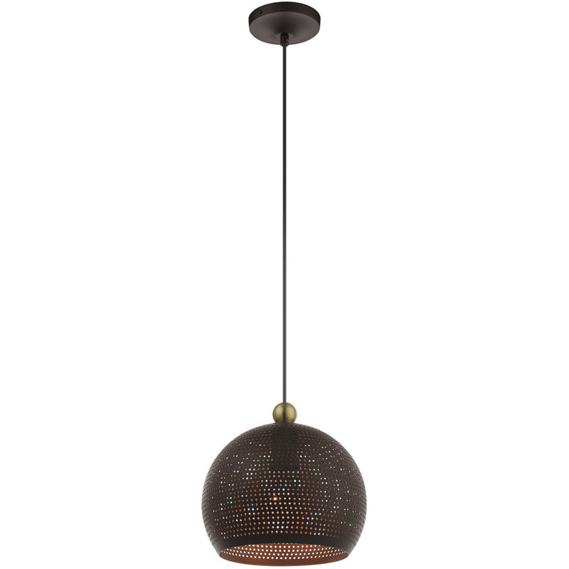 Luminaire suspendu sphère 1 lumière