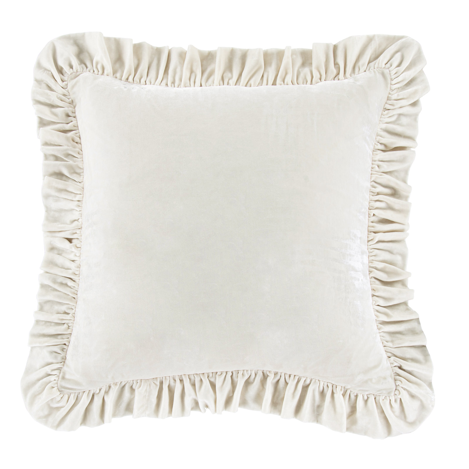 Stella Velvet Shams, Stone