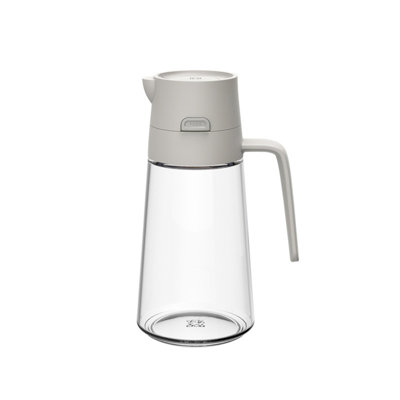 Water Bottle Glass Oil Pot With Automatic Opening And Closing For Household Use Large Capacity Oil Pot For Kitchen Seasoning Bottle  Oil Bottle