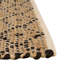Tapis noir en jute / sisal tissé à plat à la main Asad-1833047434
