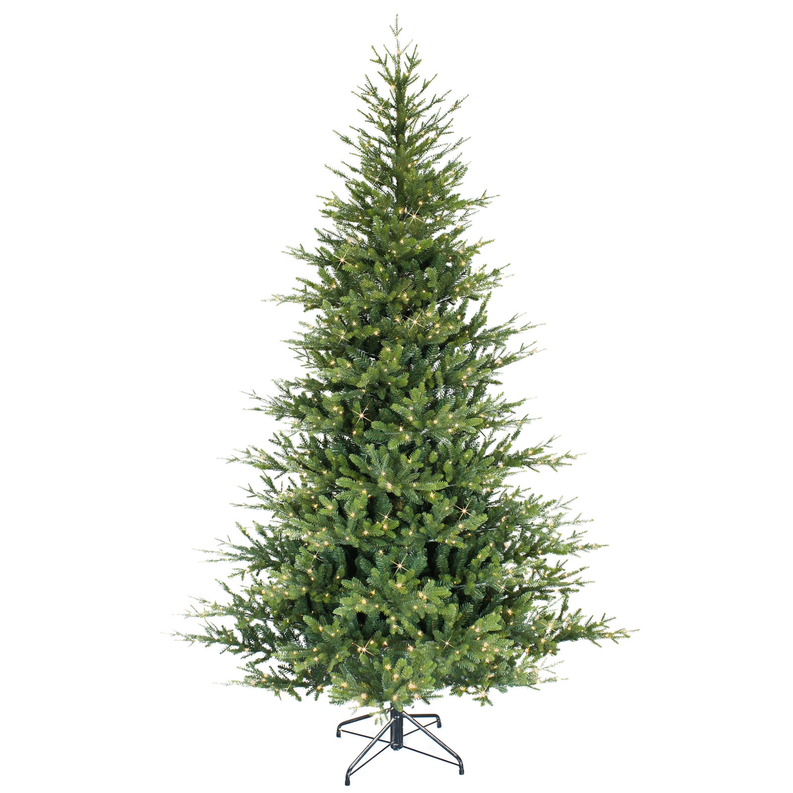 Germelino 6.5' Lighted Artificial Spruce Christmas Tree