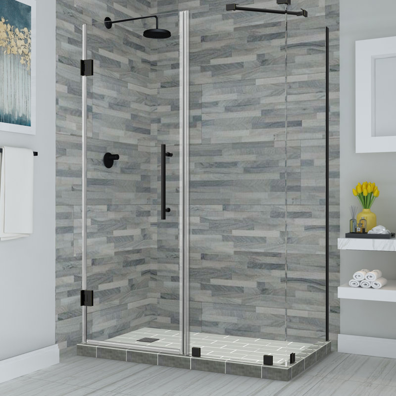 Bromley Frameless 59.25" x 72" Rectangle Hinged Shower Enclosure