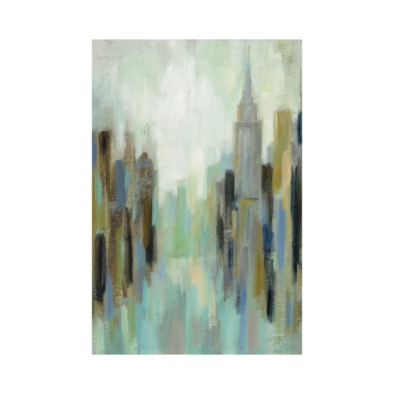 New York Morning II by Silvia Vassileva - Wrapped Canvas Painting, 30.48cm H x 20.32cm W x 1.91cm D
