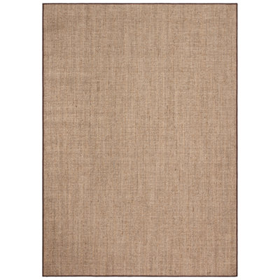 Tapis brun uni en sisal / jute Martha Stewart