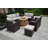 10 - Person Patio Conversation Set with Cushions-87386158-87386159