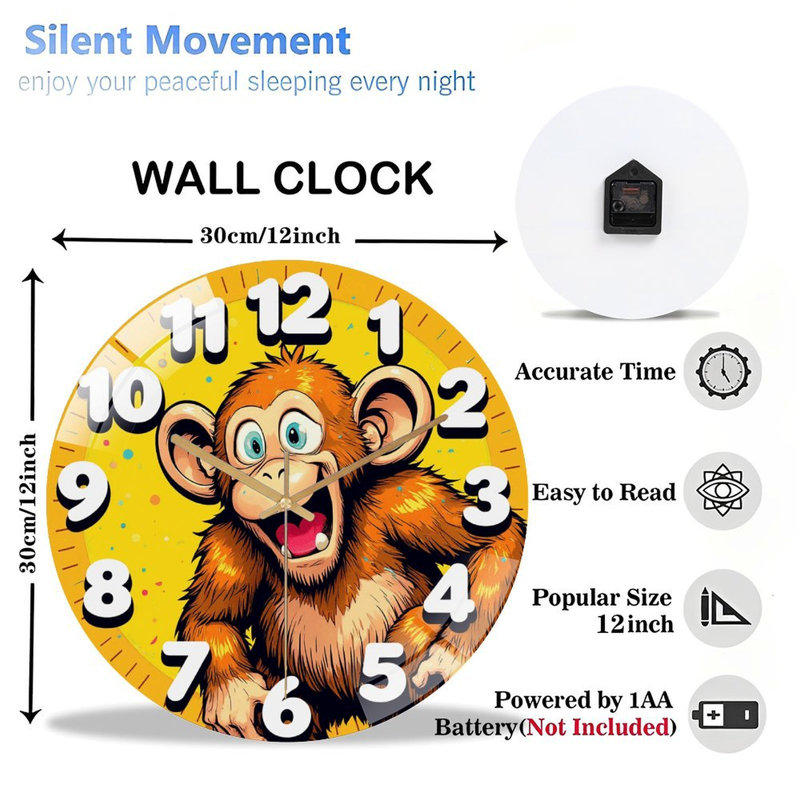 Horloge murale 12 po