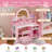 2 in 1 Kids Vanity Set With Mirror And Led Lights-1874142810