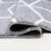 Amuda Blocks Modern Geometric Gray/White Rug